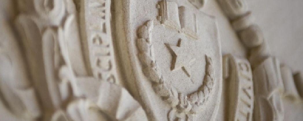 UT Seal in stone