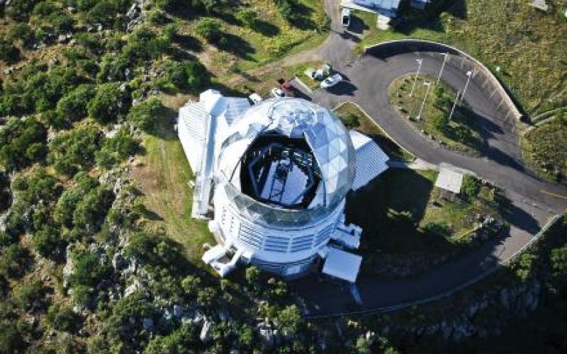 McDonald Observatory from above